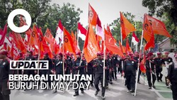 Sederet Tuntutan Buruh hingga Dukung Program Prabowo-Gibran