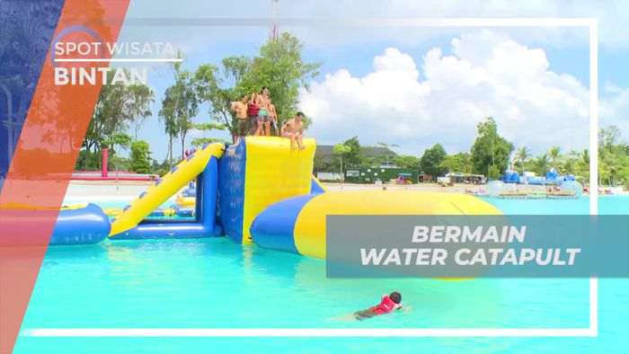 Memacu Adrenalin Bermain Water Catapult di Kepulauan Bintan