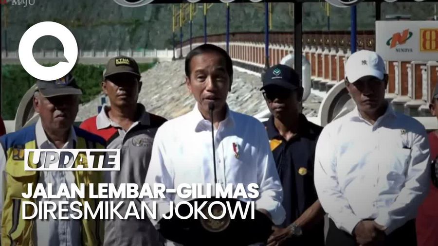 Jokowi Resmikan Jalan Lembar-Gili Mas Lombok Barat Sepanjang 7,4 Km