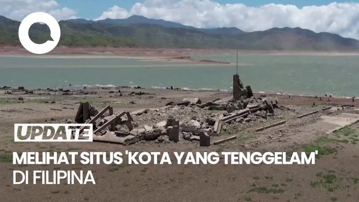 Panas Ekstrem Bikin Kota Tersembunyi di Filipina Muncul dari Bawah Sungai