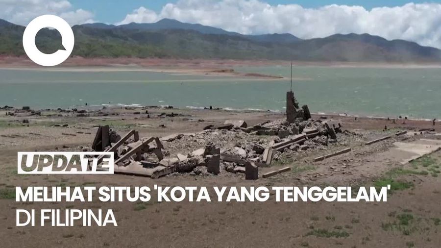Panas Ekstrem Bikin Kota Tersembunyi di Filipina Muncul dari Bawah Sungai