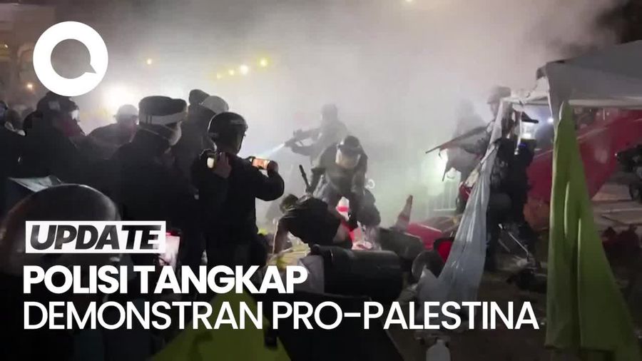 Ketegangan di Kampus AS Saat Polisi Tangkap Demonstran pro-Palestina