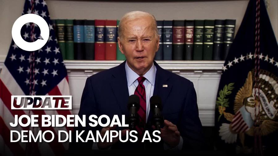 Biden soal Demo Pro-Palestina: Ada Hak Protes, Tapi Jangan Bikin Kekacauan