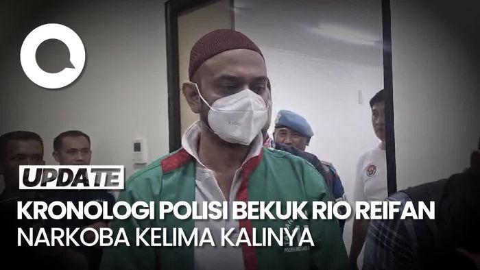 Kenakan Baju Tahanan, Rio Reifan Akui Kapok Terjerat Narkoba