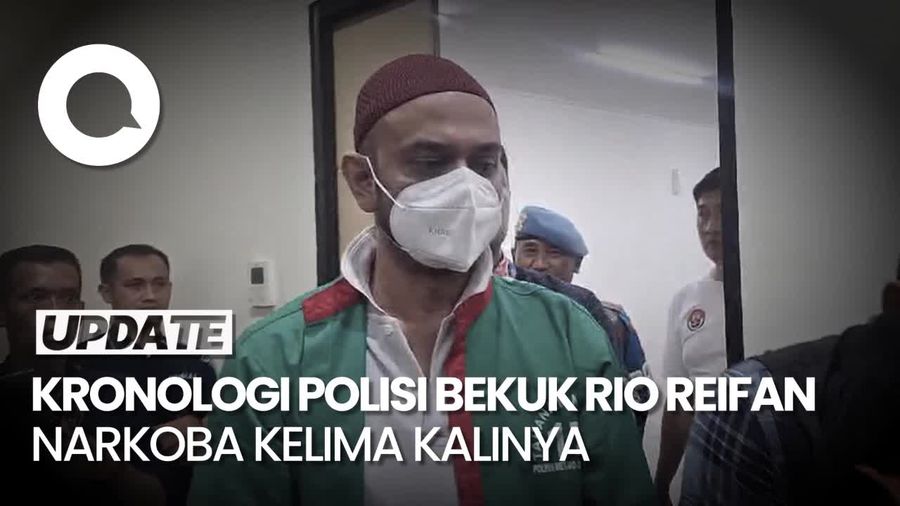 Kenakan Baju Tahanan, Rio Reifan Akui Kapok Terjerat Narkoba