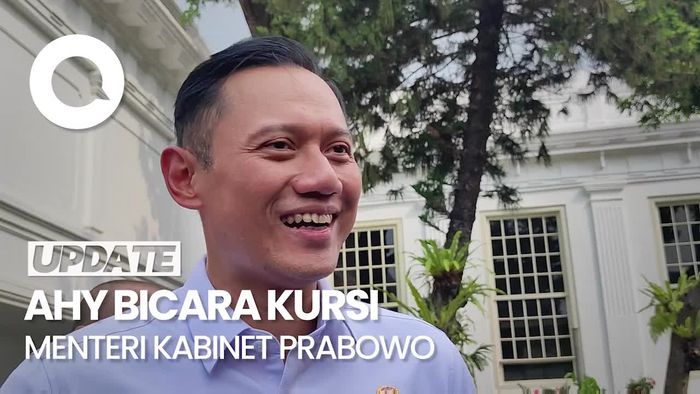 AHY Ungkap Sudah Ada Diskusi Pembagian Kursi Menteri Era Prabowo