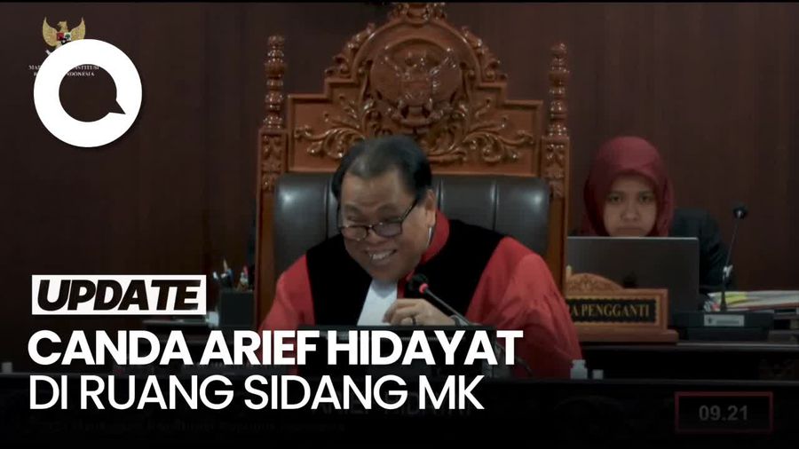 Guyon Hakim Arief Hidayat Gagal Bersin di Sidang MK: Kertasnya Ada Virusnya