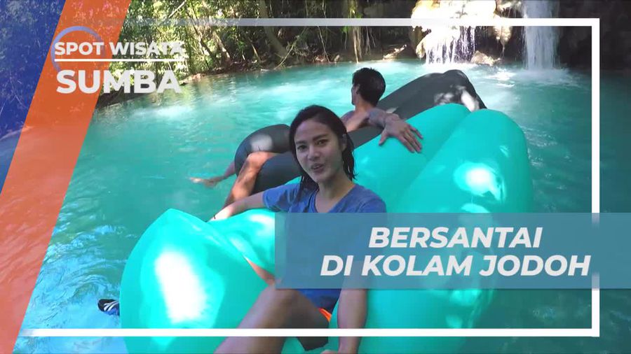 Menyatu Dengan Alam, Bersantai Menikmati Suasana Alam Air Terjun Kolam Jodoh, Sumba