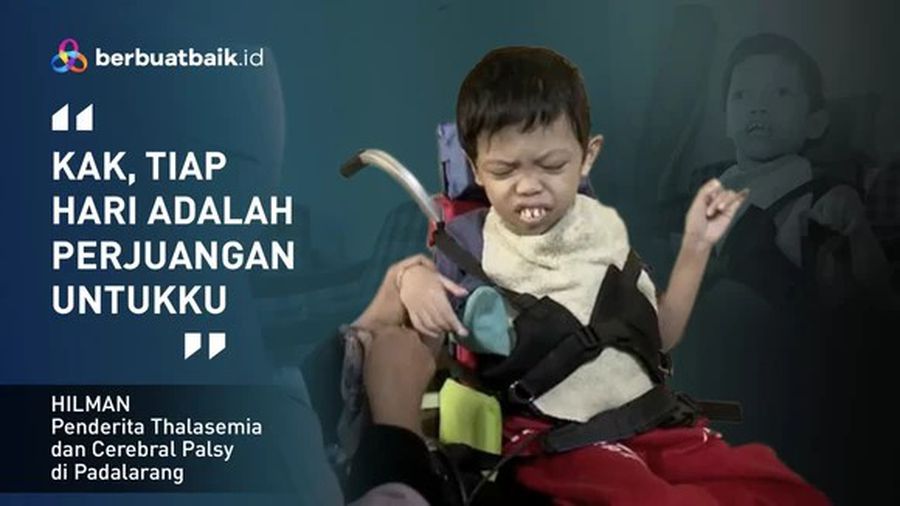 Anak Penjahit Berjuang Bersama Ibu Hadapi Thalasemia dan Cerebral Palsy