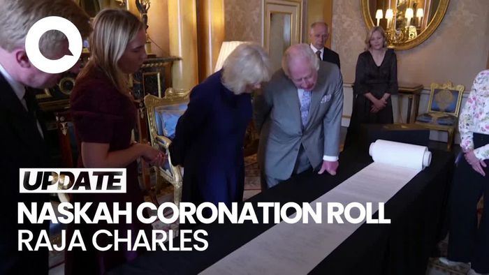 Melihat Coronation Roll Raja Charles Jelang Perayaan 1 Tahun Penobatan