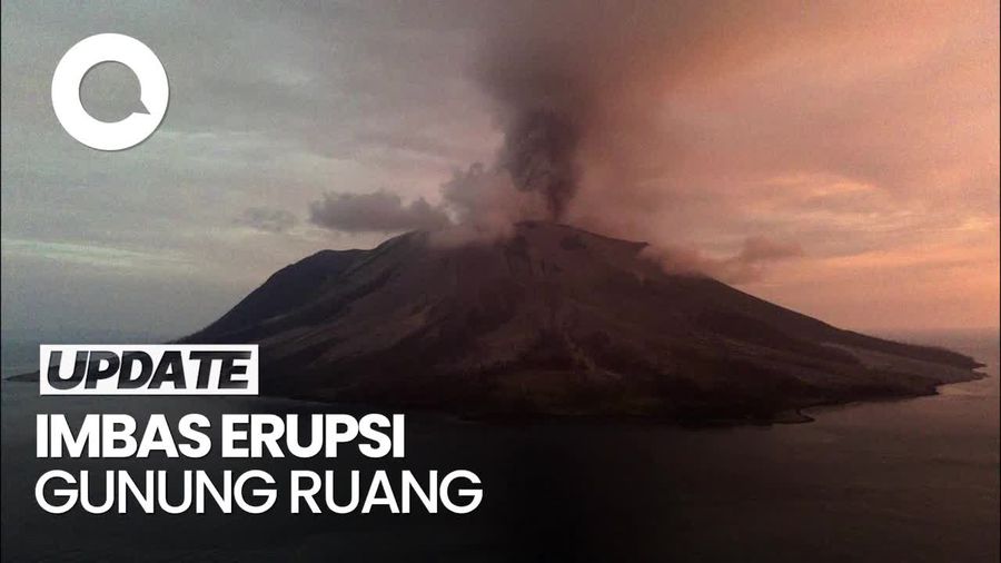 Dampak Erupsi Gunung Ruang, 301 KK Direlokasi