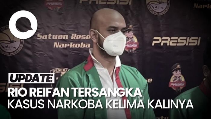 Penampakan Rio Reifan Berbaju Tahanan Terkait Kasus Narkoba