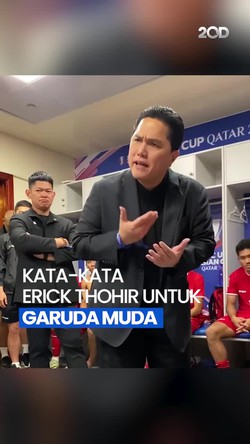 Erick Thohir untuk Garuda Muda: Peluang Kita Tampil di Olimpiade Masih Terbuka