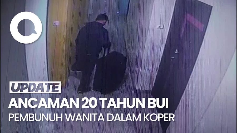 Arif Pembunuh Wanita Dalam Koper Terancam 20 Tahun Bui!