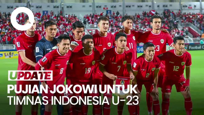 Puji Jokowi untuk Penampilan Timnas U-23: Sangat Bagus Sekali