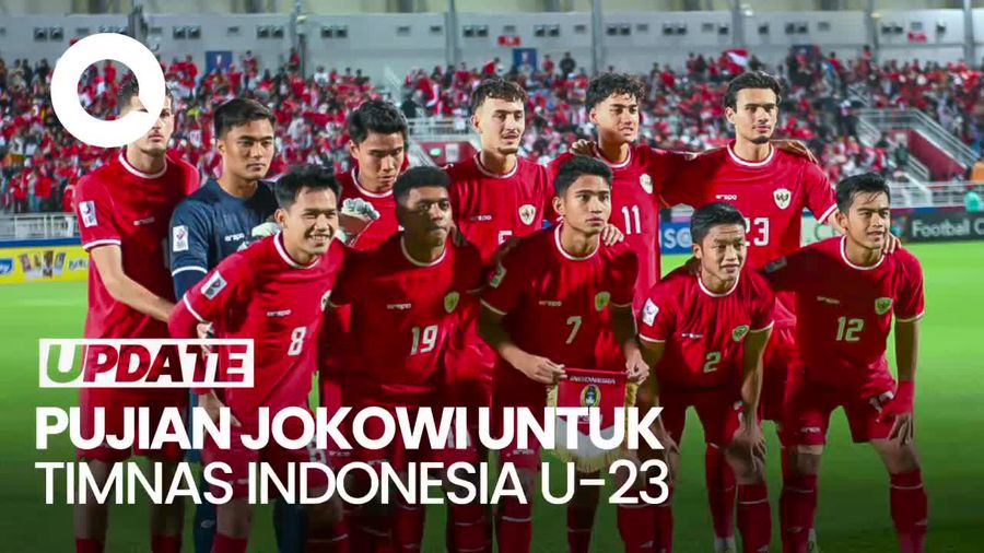 Puji Jokowi untuk Penampilan Timnas U-23: Sangat Bagus Sekali