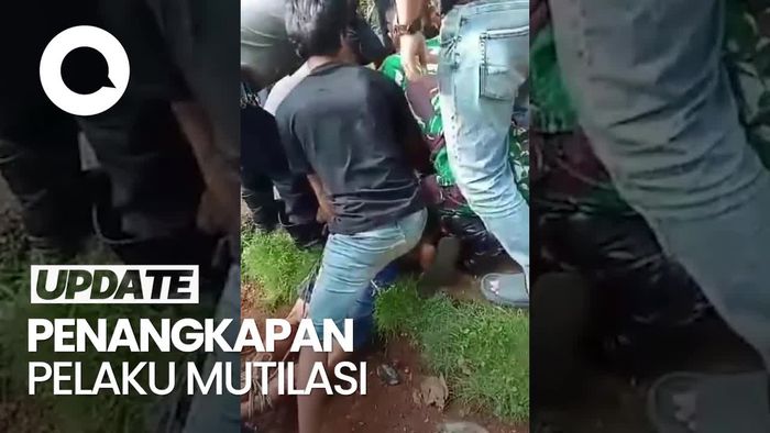 Momen Dramatis Penangkapan Suami Pemutilasi Istri di Ciamis