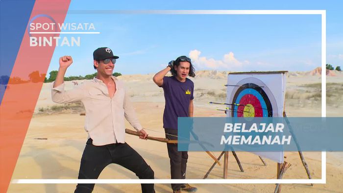 Uji Akurasi Belajar Memanah di Telaga Biru Bintan