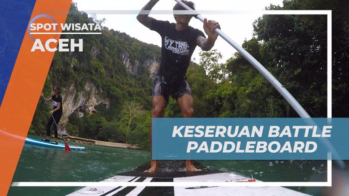 Menikmati Keseruan Mengarungi Krueng Raba Dengan Paddle Board, Aceh