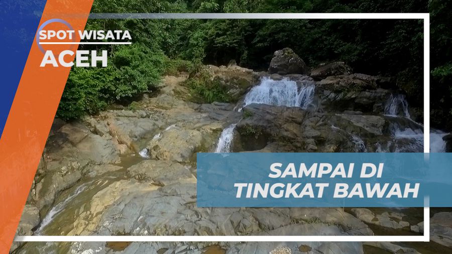 Menikmati Mandi-mandi Seru di Kolam Paling Bawah Air Terjun Lhoong, Aceh