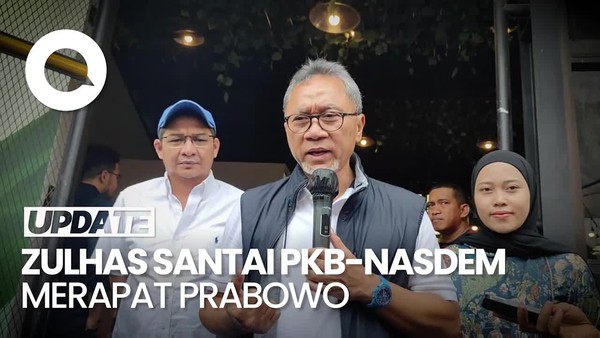 PKB-Nasdem Merapat ke Prabowo, Zulhas Ngaku Dulu Dibilang Murtad