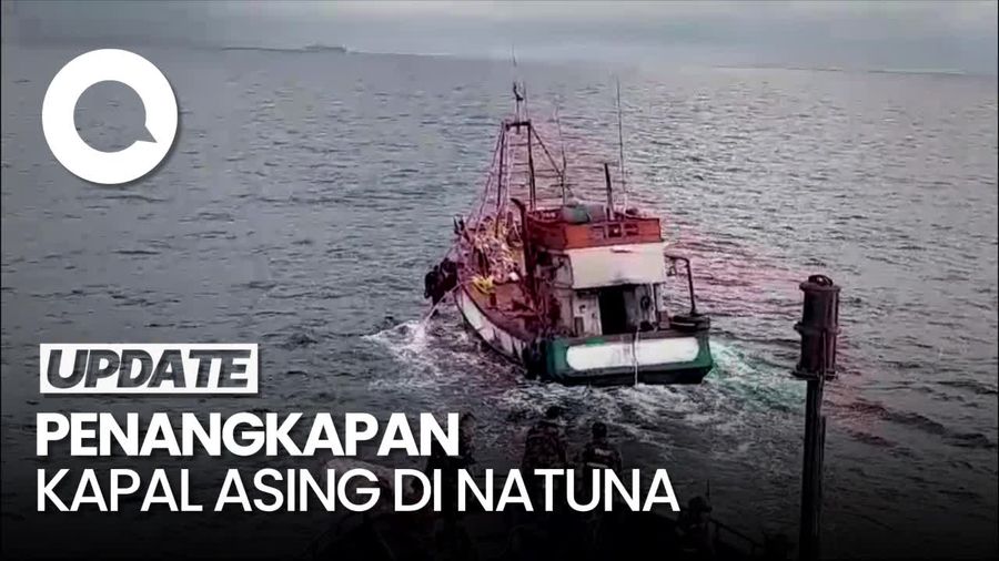 Kapal Ikan Vietnam Kabur Dikejar Petugas di Laut Natuna