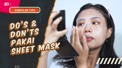 KuTips: Cara Pakai Sheet Mask agar Optimal