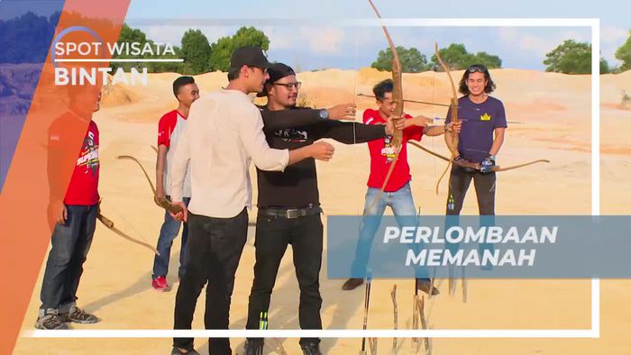 Tantangan Seru Adu Tepat Panahan di Telaga Biru Bintan
