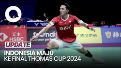 Kemenangan Jonatan Christie Pastikan Indonesia ke Final Thomas Cup 2024