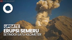 Gunung Semeru Erupsi, Warga Diimbau Jauhi Radius 13 Km dari Puncak