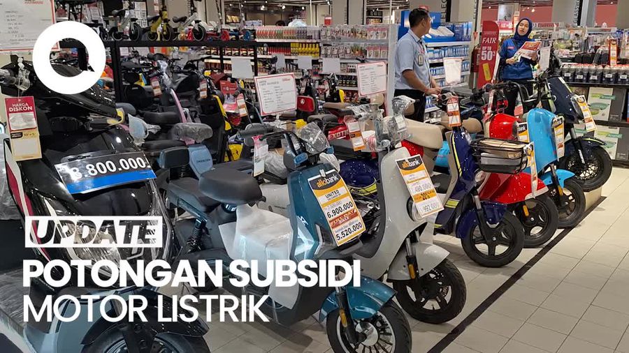 Motor Listrik Dapat Potongan Subsidi Rp 7 Juta di Transmart