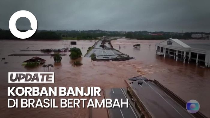 Korban Tewas Banjir Brasil Bertambah Jadi 57 Orang, 67 Lainnya Hilang