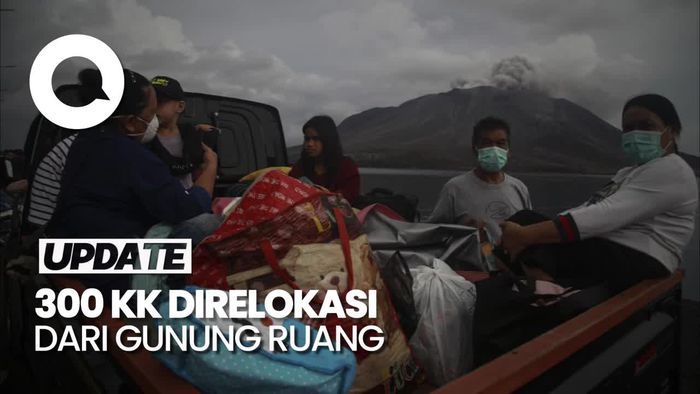 AHY soal Erupsi Gunung Ruang: Sekitar 300 KK Akan Direlokasi