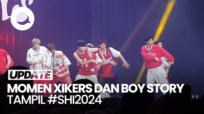 Keseruan Xikers dan BOY STORY Pamer Bahasa Indonesia-Joget Pargoy di #SHI2024