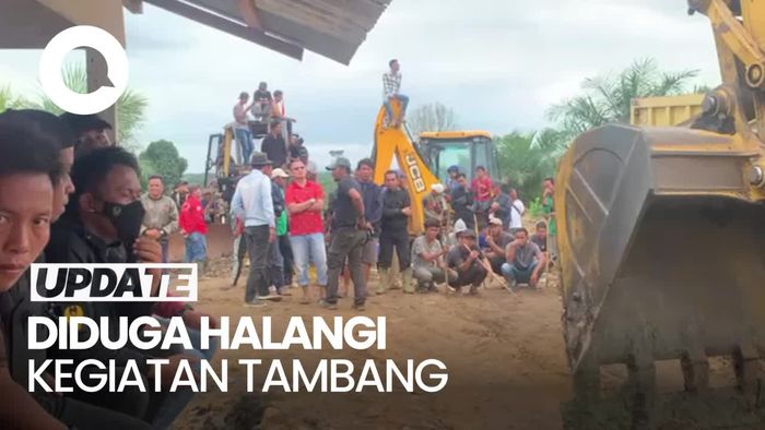 Sejumlah Orang Diamankan Diduga Halangi Kegiatan Tambang di Muratara Sumsel