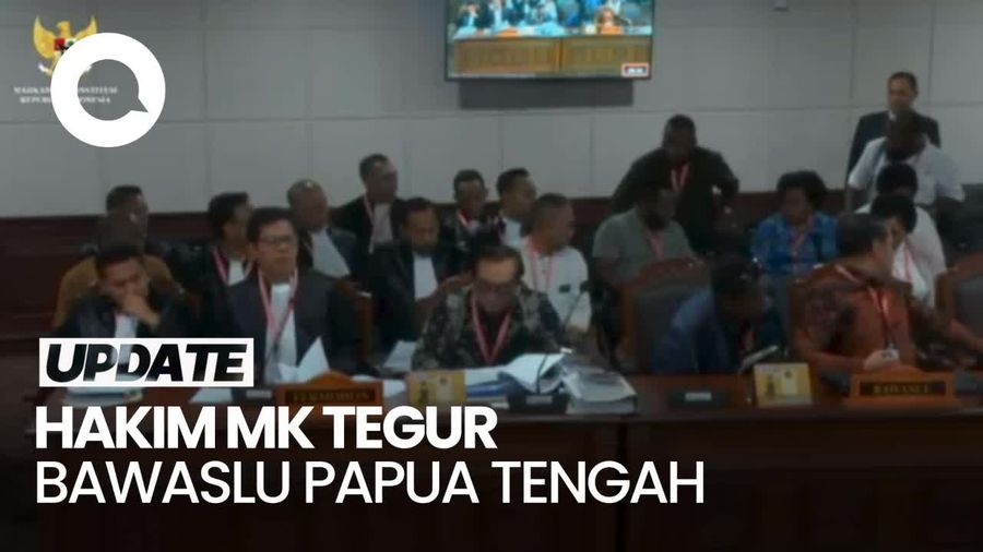 Momen Hakim MK Tegur Bawaslu Papua Tengah karena Telat Datang