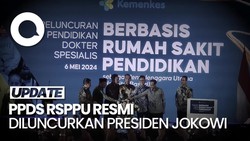 Momen Presiden Jokowi Luncurkan PPDS Berbasis Rumah Sakit
