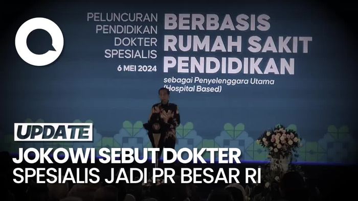 Jokowi: 59% Dokter Spesialis Masih Terpusat di Pulau Jawa