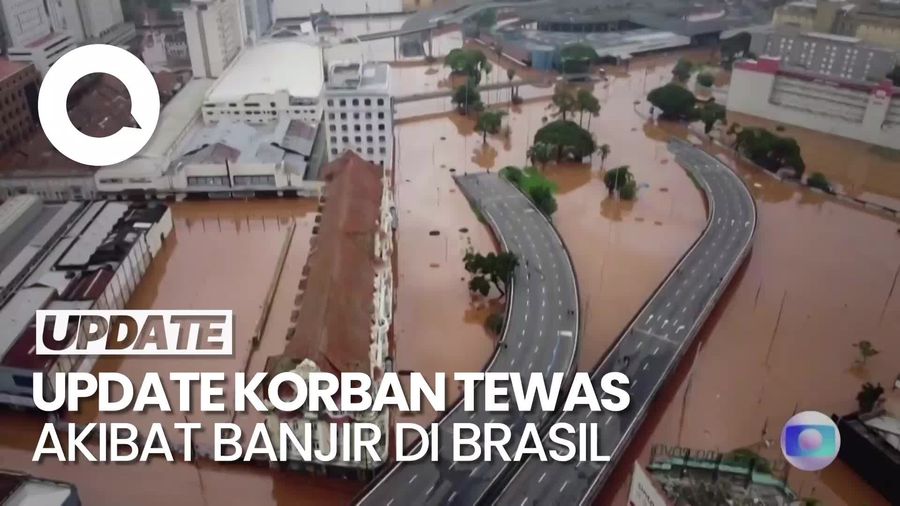 Imbas Banjir Bandang di Brasil: 66 Korban Tewas, 101 Orang Hilang