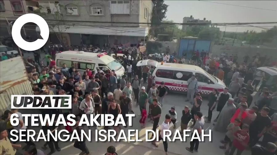 Serangan Udara Israel Hantam Rumah di Rafah: 6 Tewas