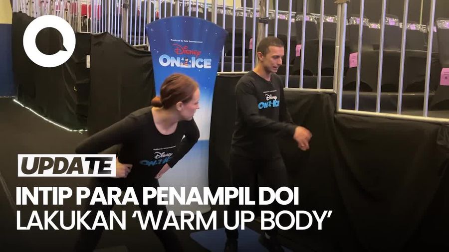 Cara Para Penampil Lakukan Warm Up Body untuk Disney On Ice Jakarta