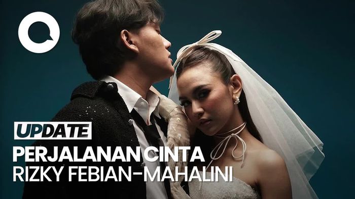 Lihat Lagi Perjalanan Cinta Rizky Febian-Mahalini