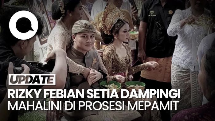 Serba-serbi Prosesi Adat Mepamit yang Diikuti Mahalini