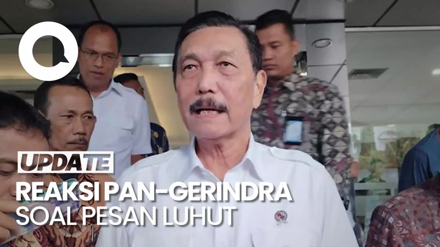 Kala PAN-Gerindra Tanggapi Pesan Luhut soal Orang Toxic di Kabinet