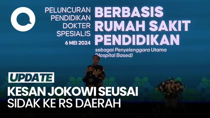 Cerita Jokowi saat Sidak ke Rumah Sakit di Daerah