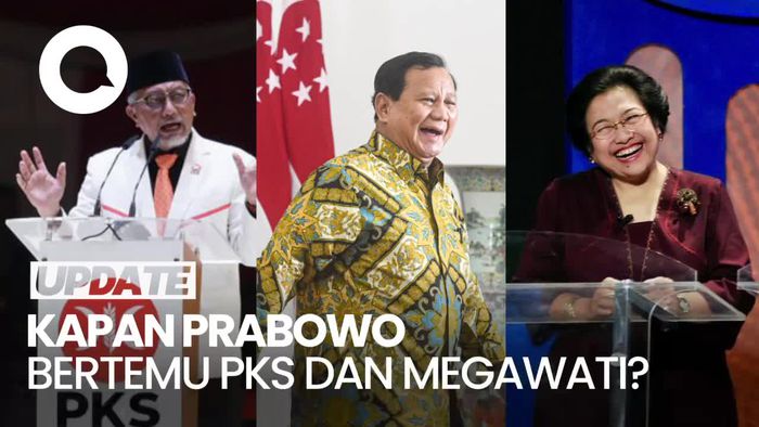 Gerindra Bicara Potensi Pertemuan Prabowo dengan PKS dan Megawati