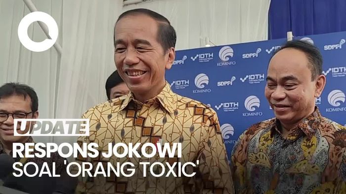 Jokowi Setuju Pesan Luhut soal Orang Toxic: Sudah Benar Dong...