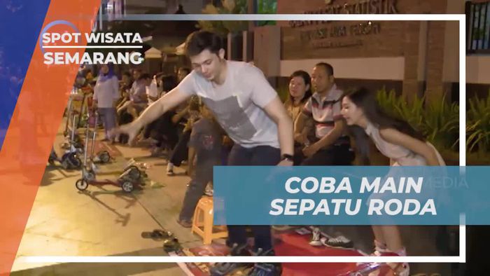 Mencoba Keseruan Bermain Sepatu Roda di Semarang