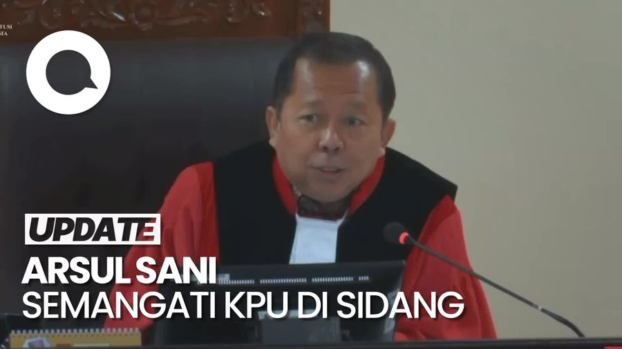Canda Hakim MK Ungkit MU Kalah 4-0 untuk Semangati KPU