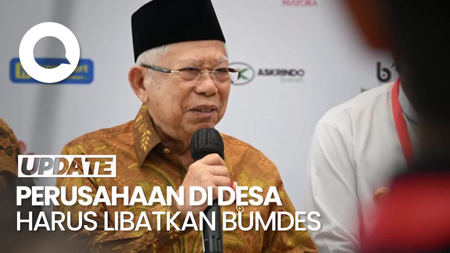 Wapres Minta Perusahaan yang Beroperasi di Desa Ikut Libatkan BumDes